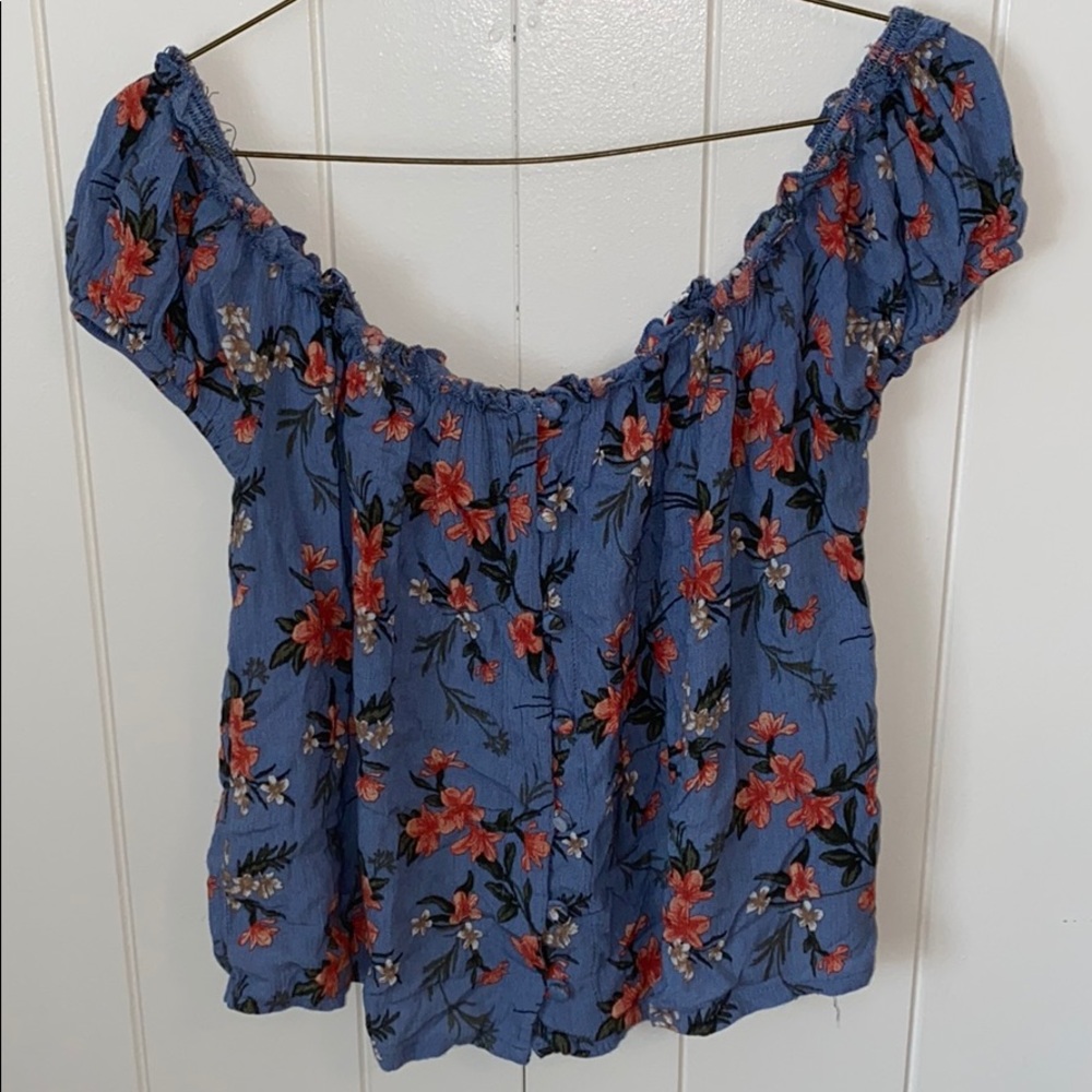 Flower crop top